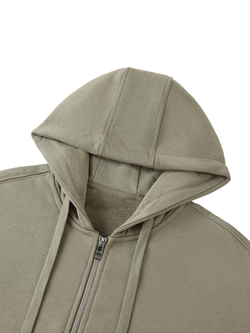 6 North white lettering- adult unisex Drop-Shoulder Zip Up Hoodie