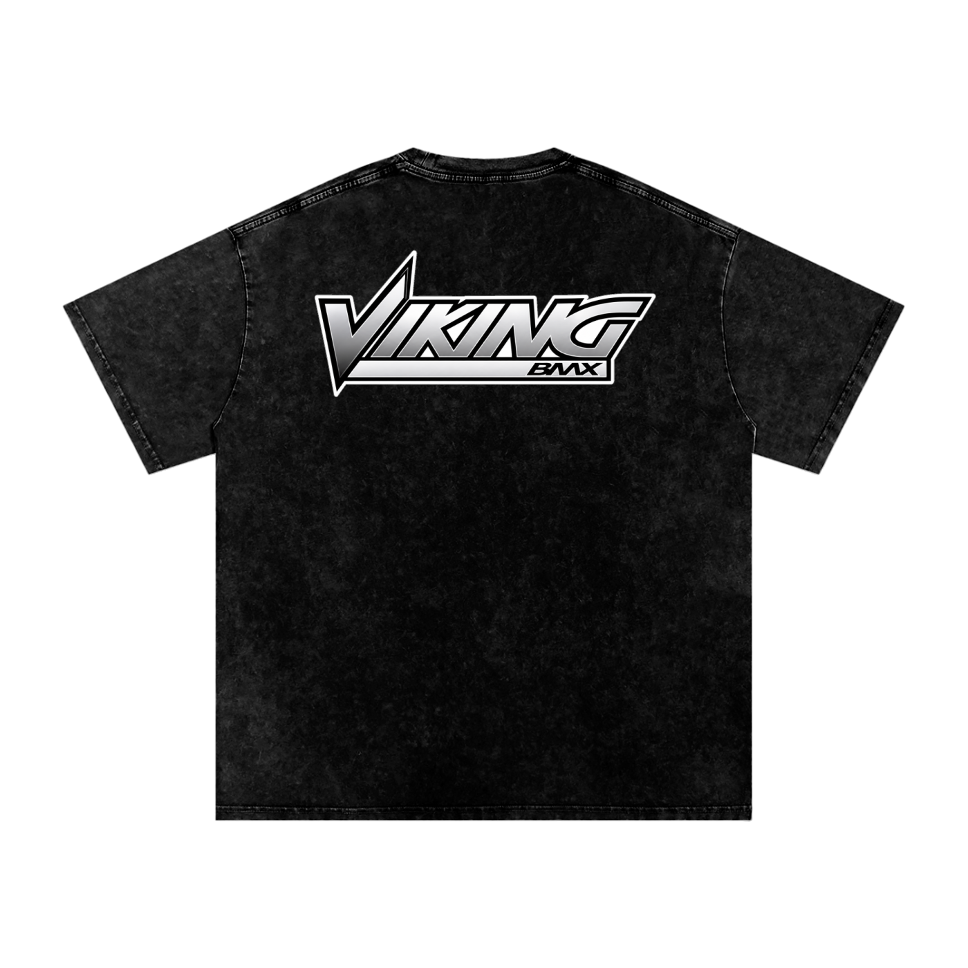 VIKING BMX- adult unisex Snow Washed Oversized Cotton T-Shirt
