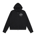 2 center- Women's Waffle Full Zip Hoodie