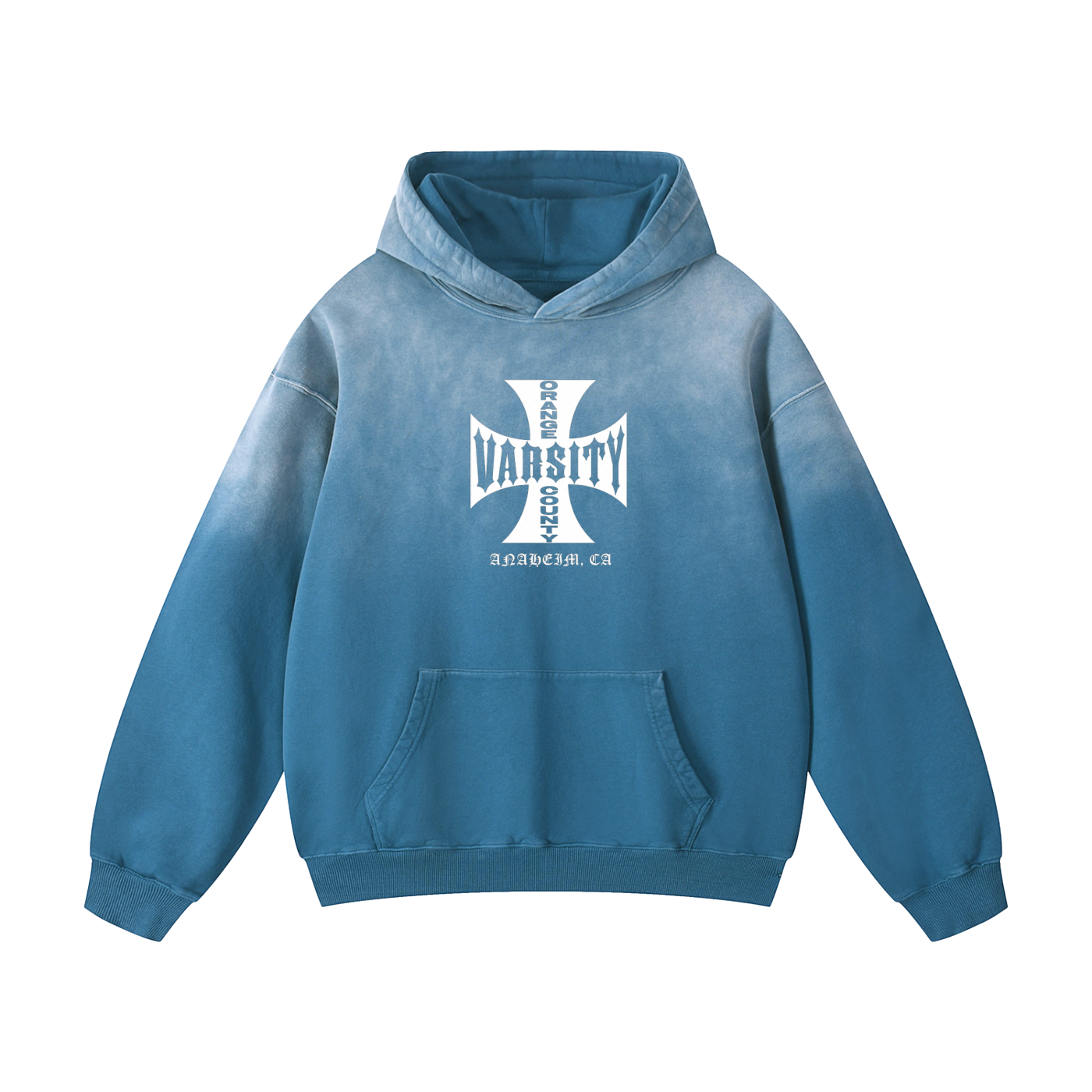 CHOPPERS OC VARSITY- adult unisex Heavyweight Sunfade Oversized Hoodie