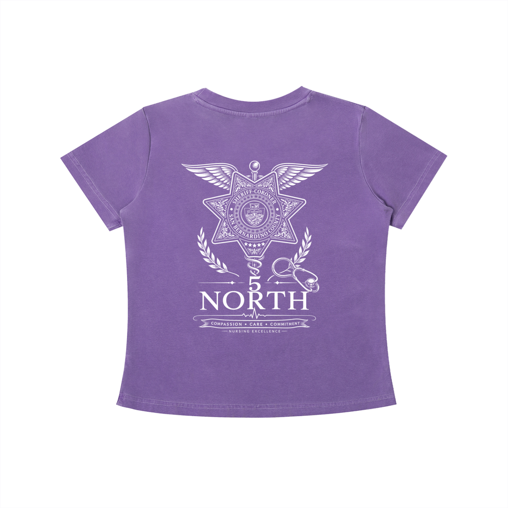 5 North- women’s Vintage Wash Slim Fit T-shirt
