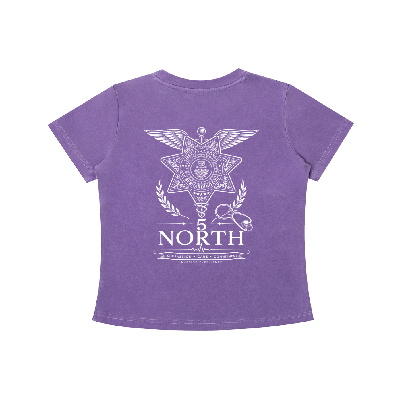 5 North- women’s Vintage Wash Slim Fit T-shirt