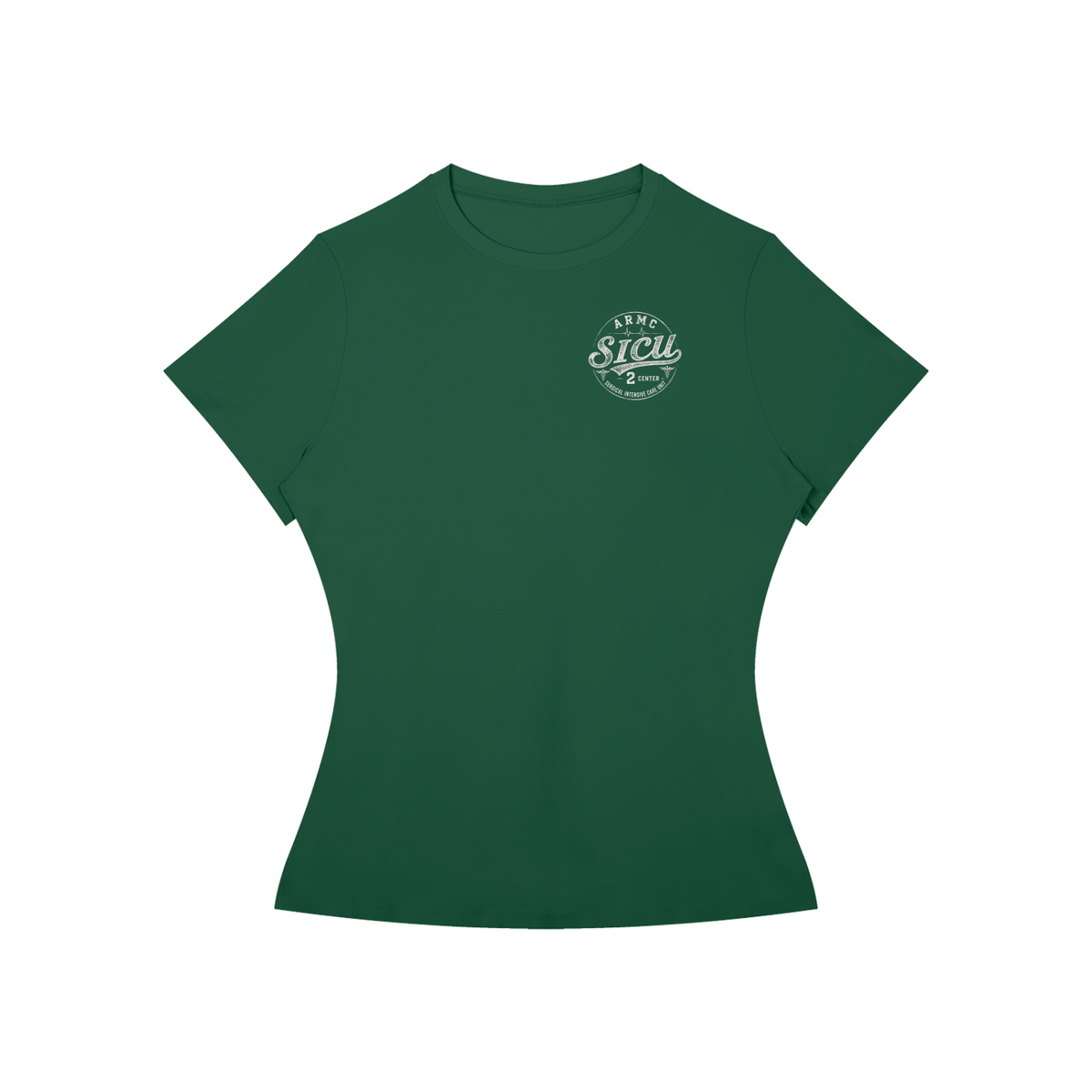 2 Center- Women’s Slim Fit Performance T-Shirt