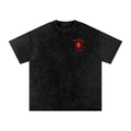 Trauma Center- Adult Unisex Snow Washed Oversized Cotton T-Shirt
