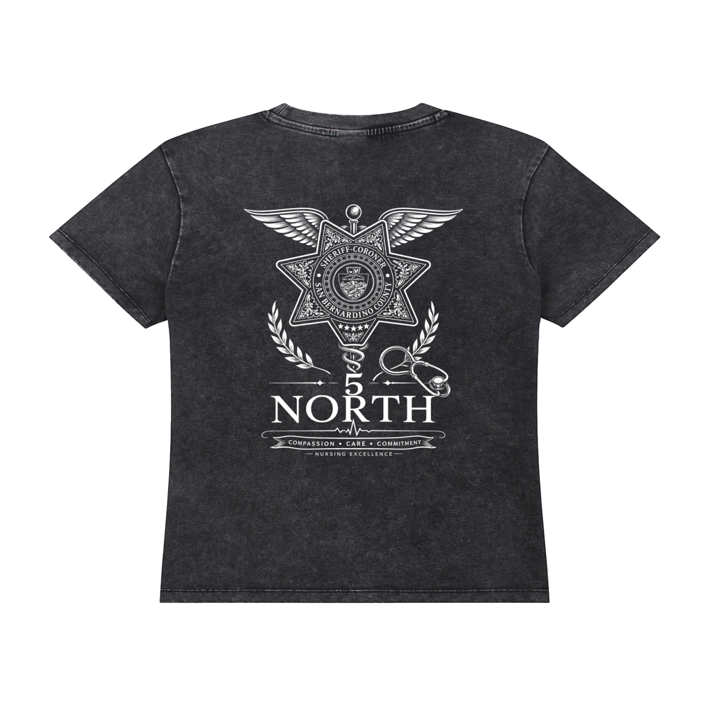 5 North- Vintage Wash Drop Shoulder T-shirt