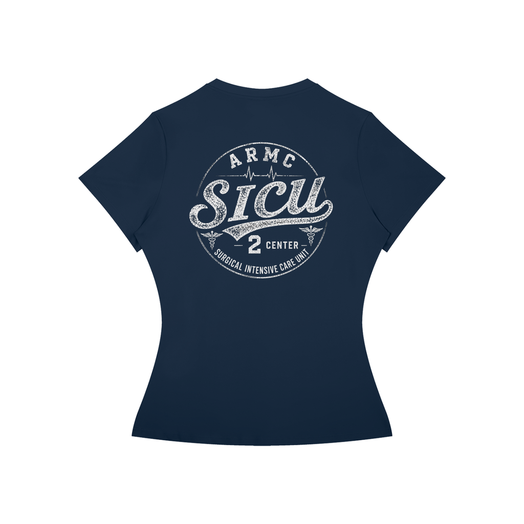 2 Center- Women’s Slim Fit Performance T-Shirt