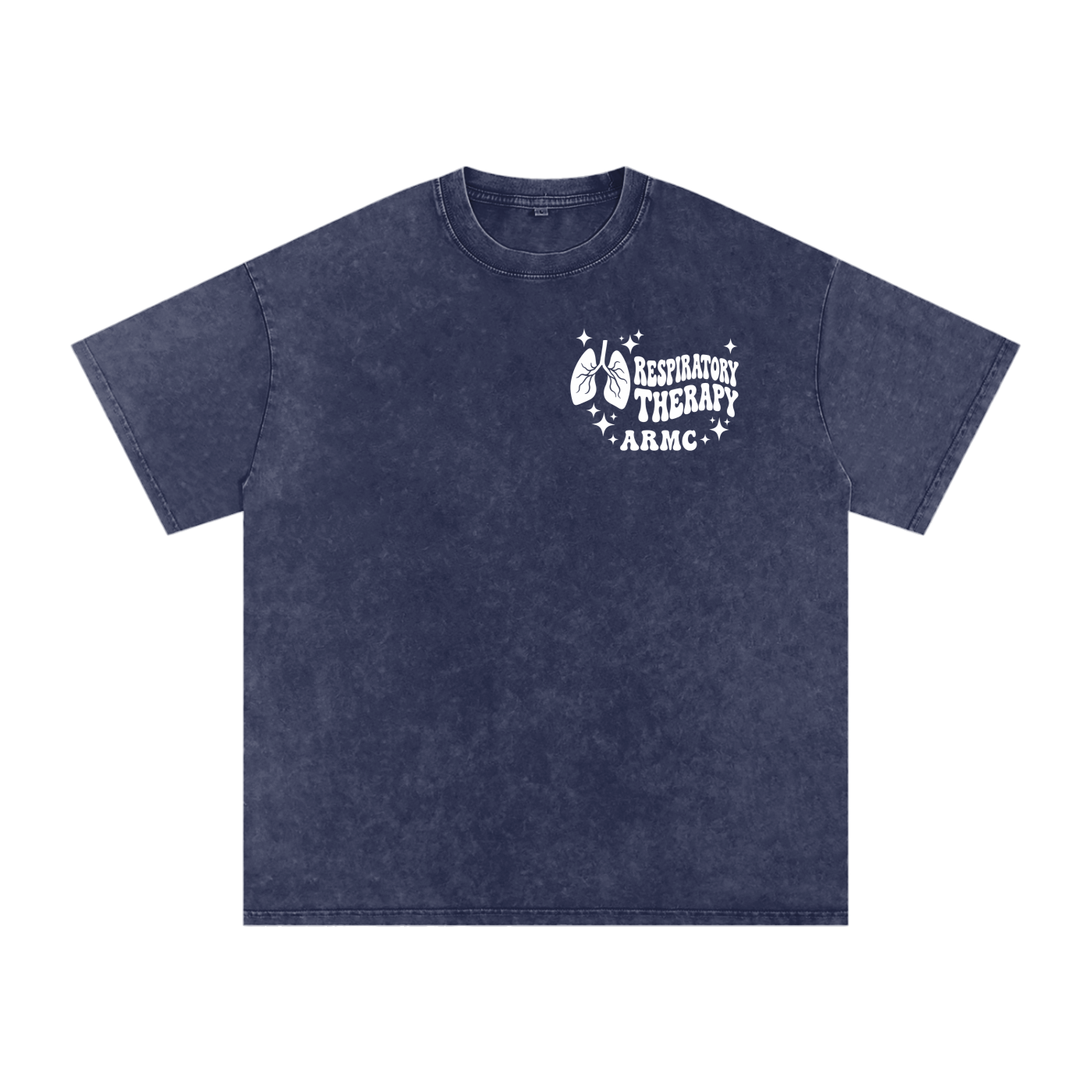 Respiratory Therapy- adult unisex Snow Washed Oversized Cotton T-Shirt