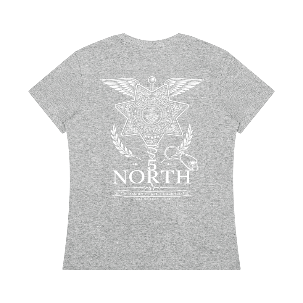 5 North- Women's Regular Fit Crewneck T-Shirt
