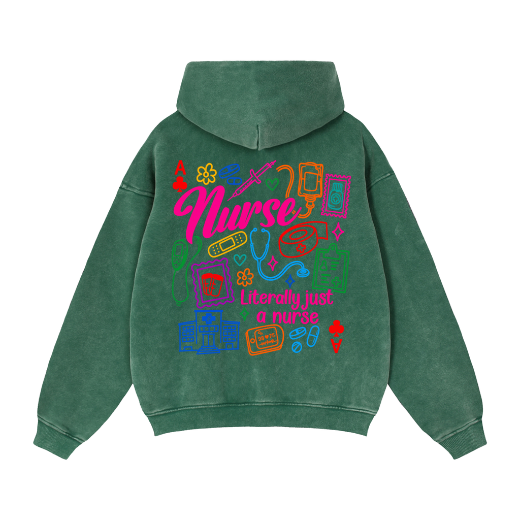 NURSING- Zip-Through Boxy Fleece Hoodie