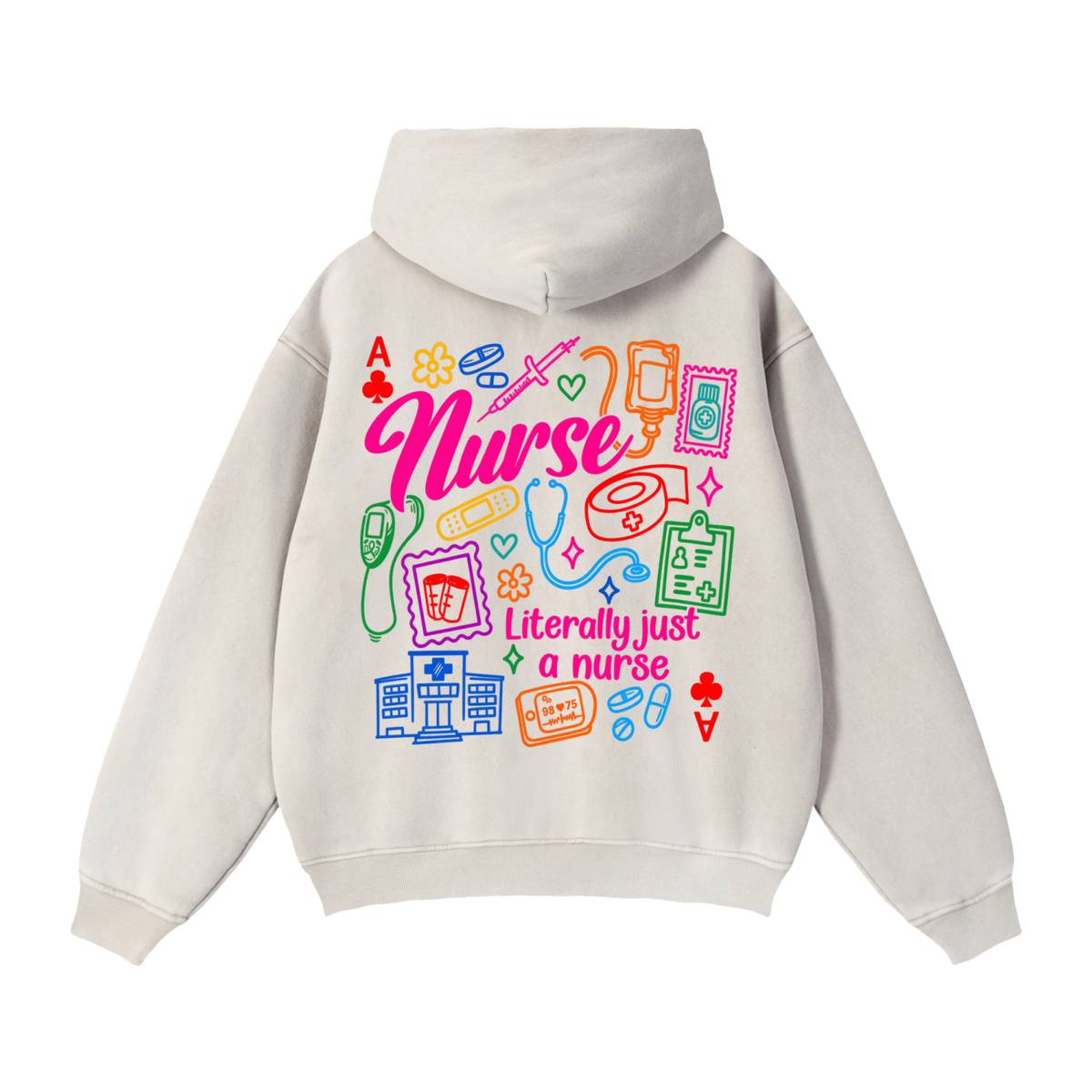 NURSING- Zip-Through Boxy Fleece Hoodie