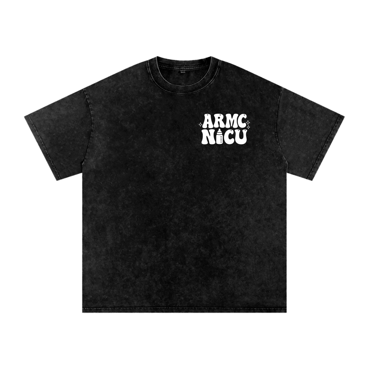 NICU- adult unisex Snow Washed Oversized Cotton T-Shirt