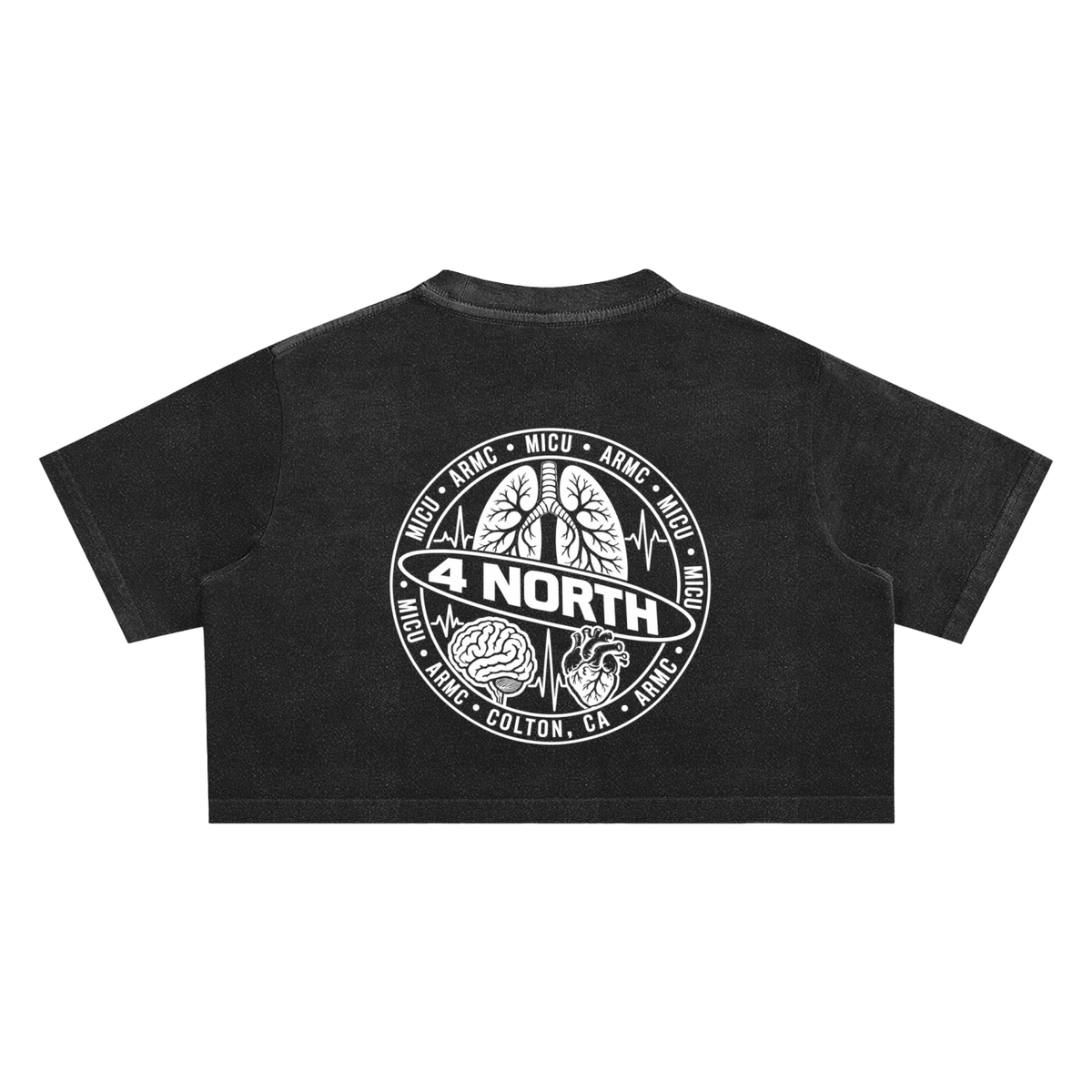 4 North- women’s Snow Washed Crop Top