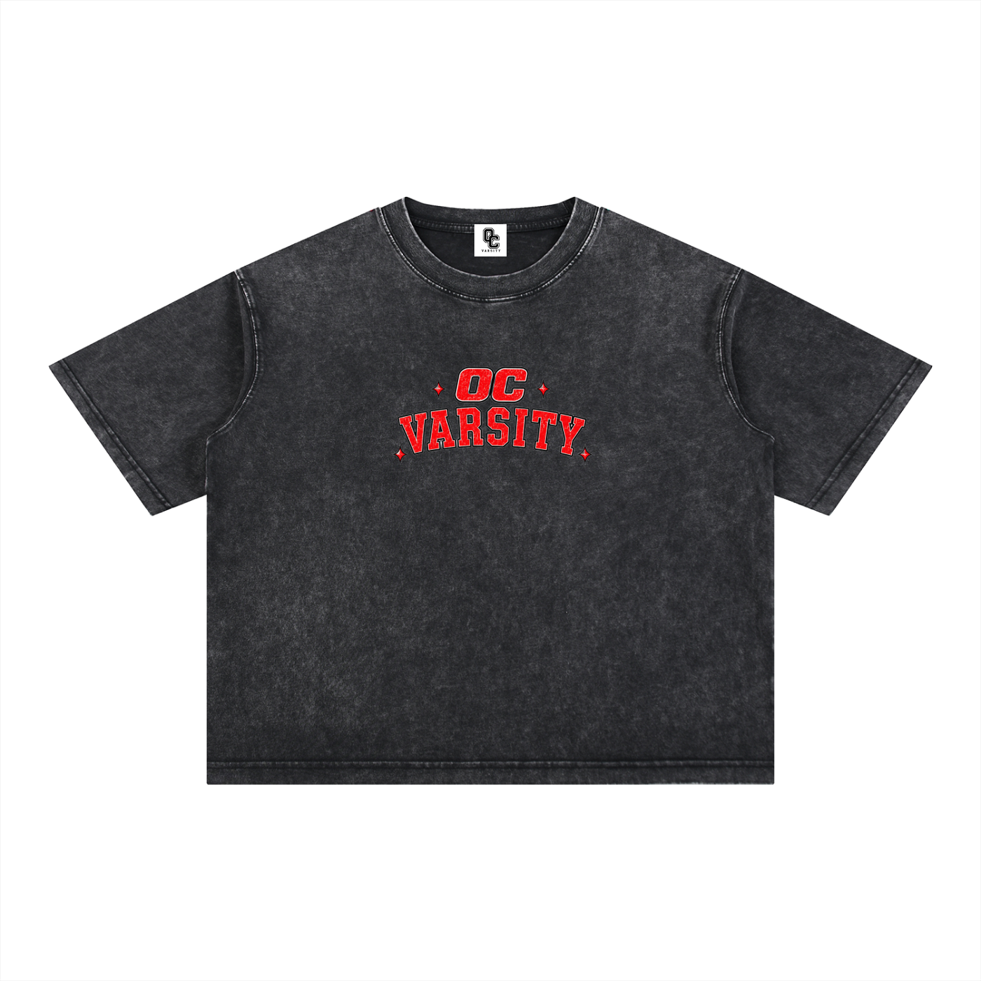 U need Jesus OC Varsity- adult unisex Mineral Wash Boxy Cotton T-Shirt