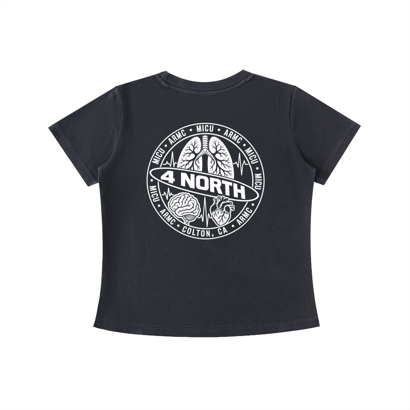 4 North- Vintage Wash Slim Fit T-shirt