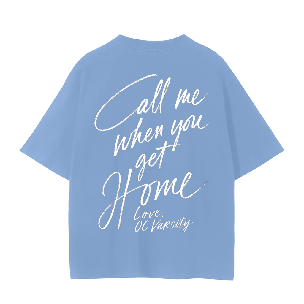 Call me when you get Home- adult unisex Seamless T-Shirt