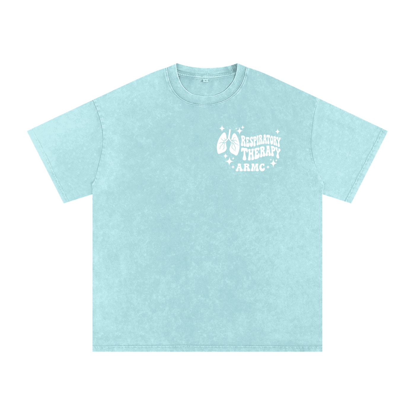 Respiratory Therapy- adult unisex Snow Washed Oversized Cotton T-Shirt