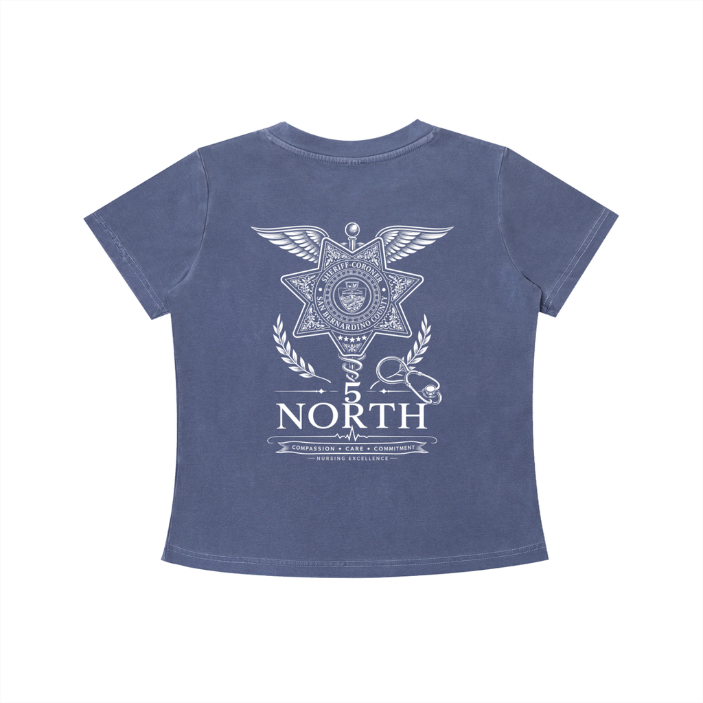 5 North- women’s Vintage Wash Slim Fit T-shirt