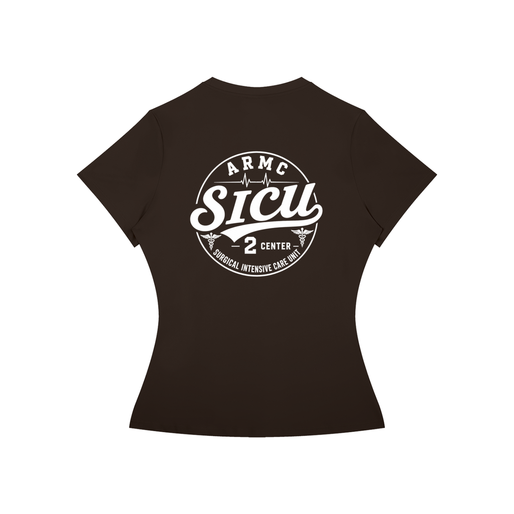 2 Center- Women’s Slim Fit Performance T-Shirt