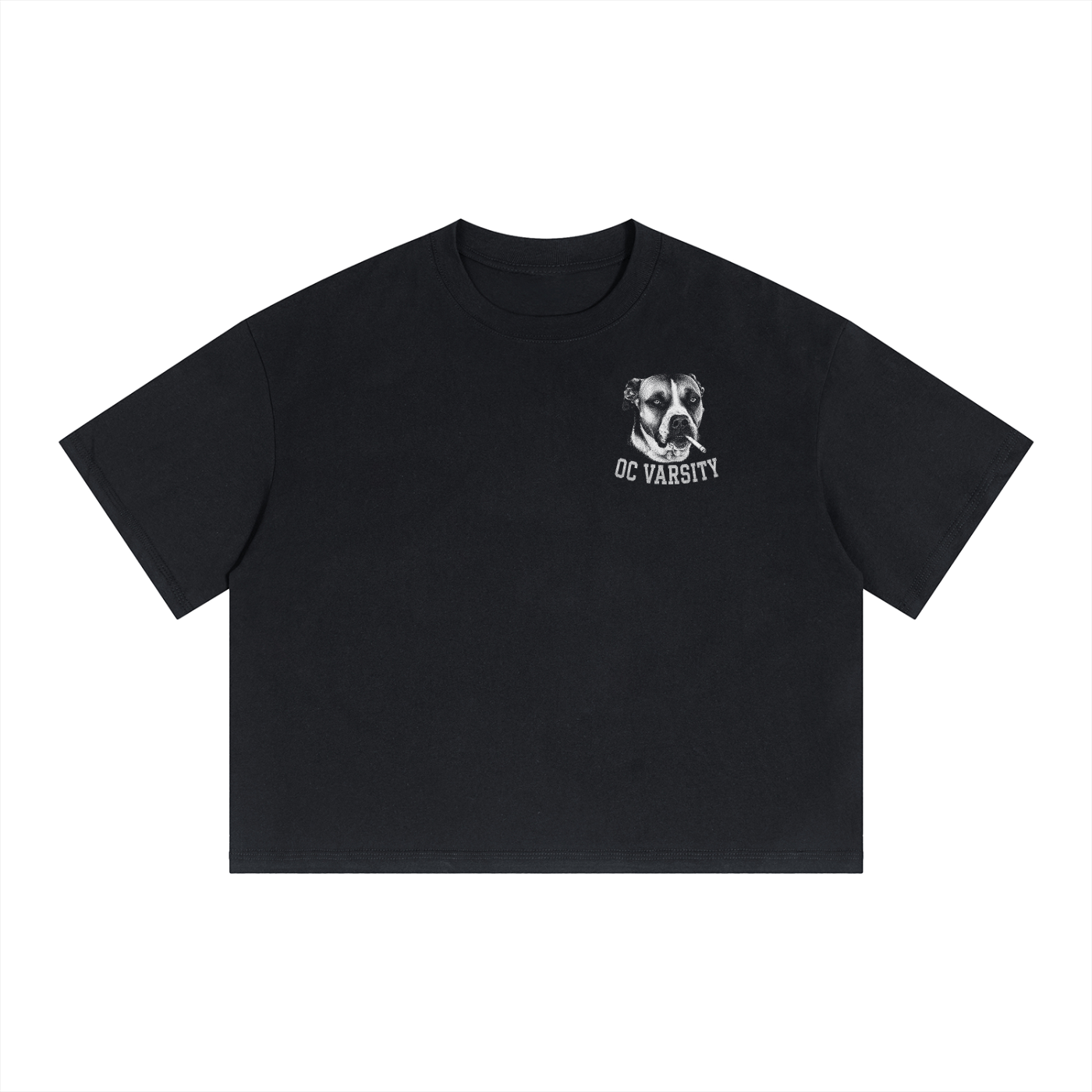 MIA OC VARSITY- adult unisex Boxy Drop Shoulder Crop T-Shirt