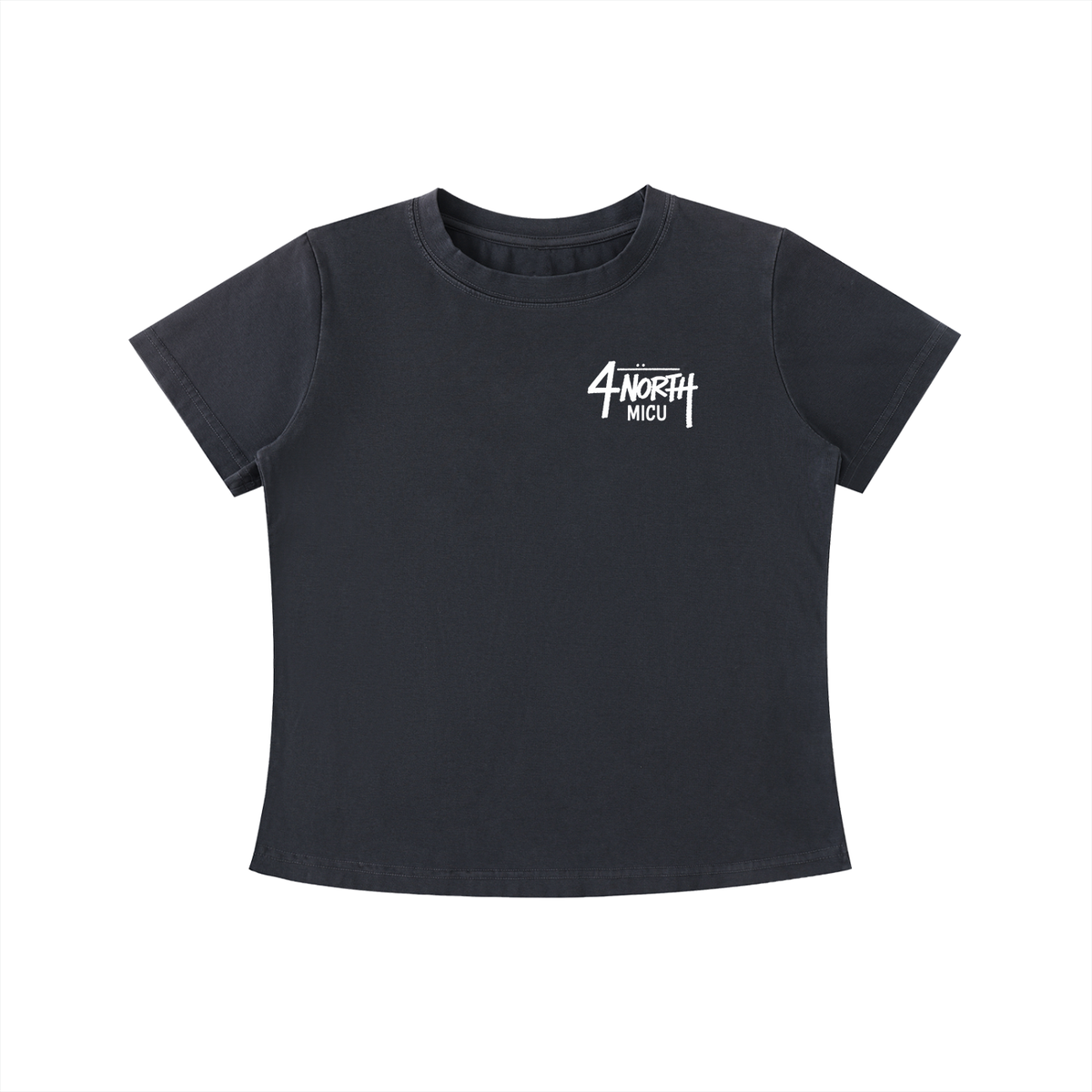 4 North- Vintage Wash Slim Fit T-shirt
