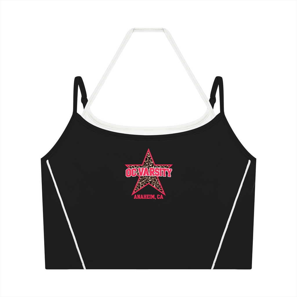 OC Varsity Star - Adult Women's Layered Yoga Tank Top