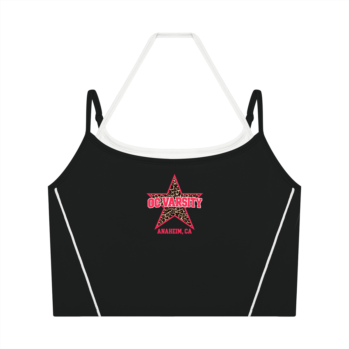 OC Varsity Star - Adult Women's Layered Yoga Tank Top