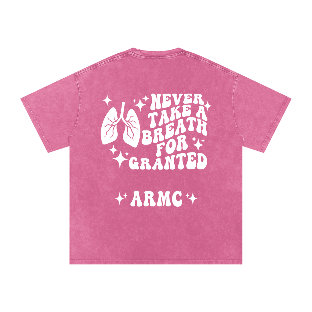 Respiratory Therapy- adult unisex Snow Washed Oversized Cotton T-Shirt