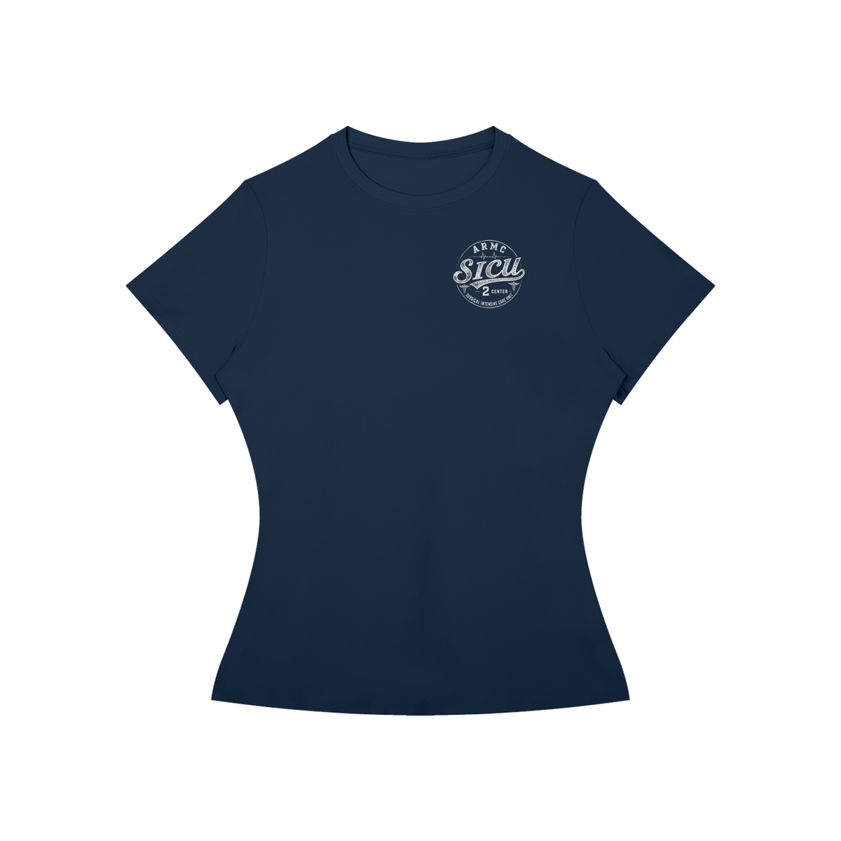 2 Center- Women’s Slim Fit Performance T-Shirt