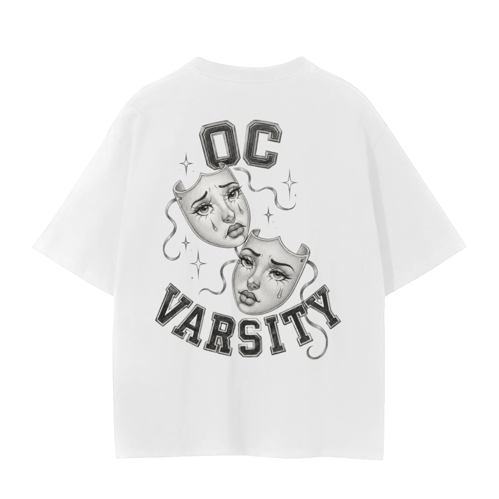 Smile now cry later OC varsity- adult unisex Seamless T-Shirt