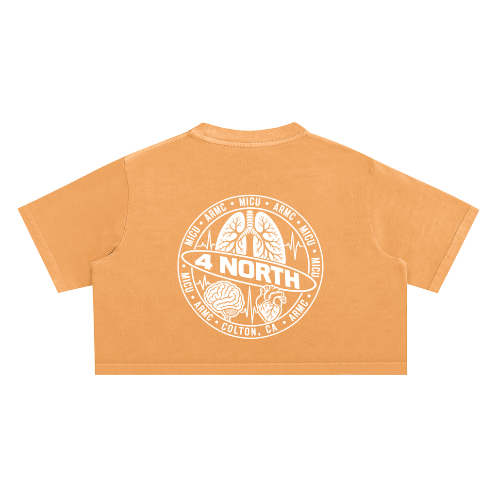 4 North- women’s Snow Washed Crop Top
