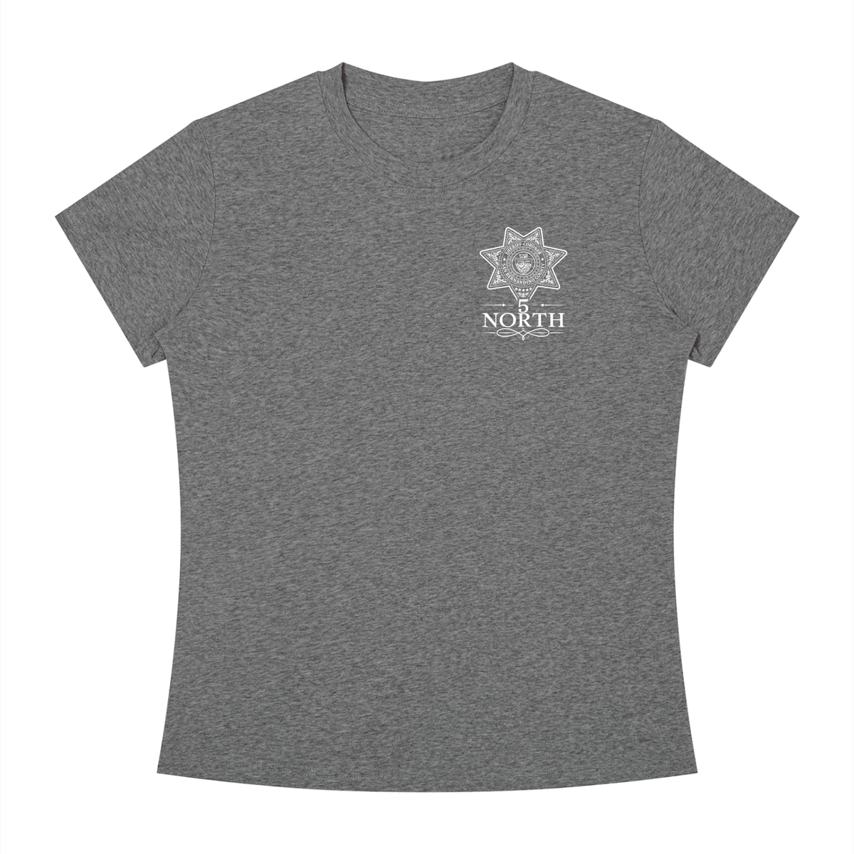 5 North- Women's Slim Fit Crewneck T-Shirt