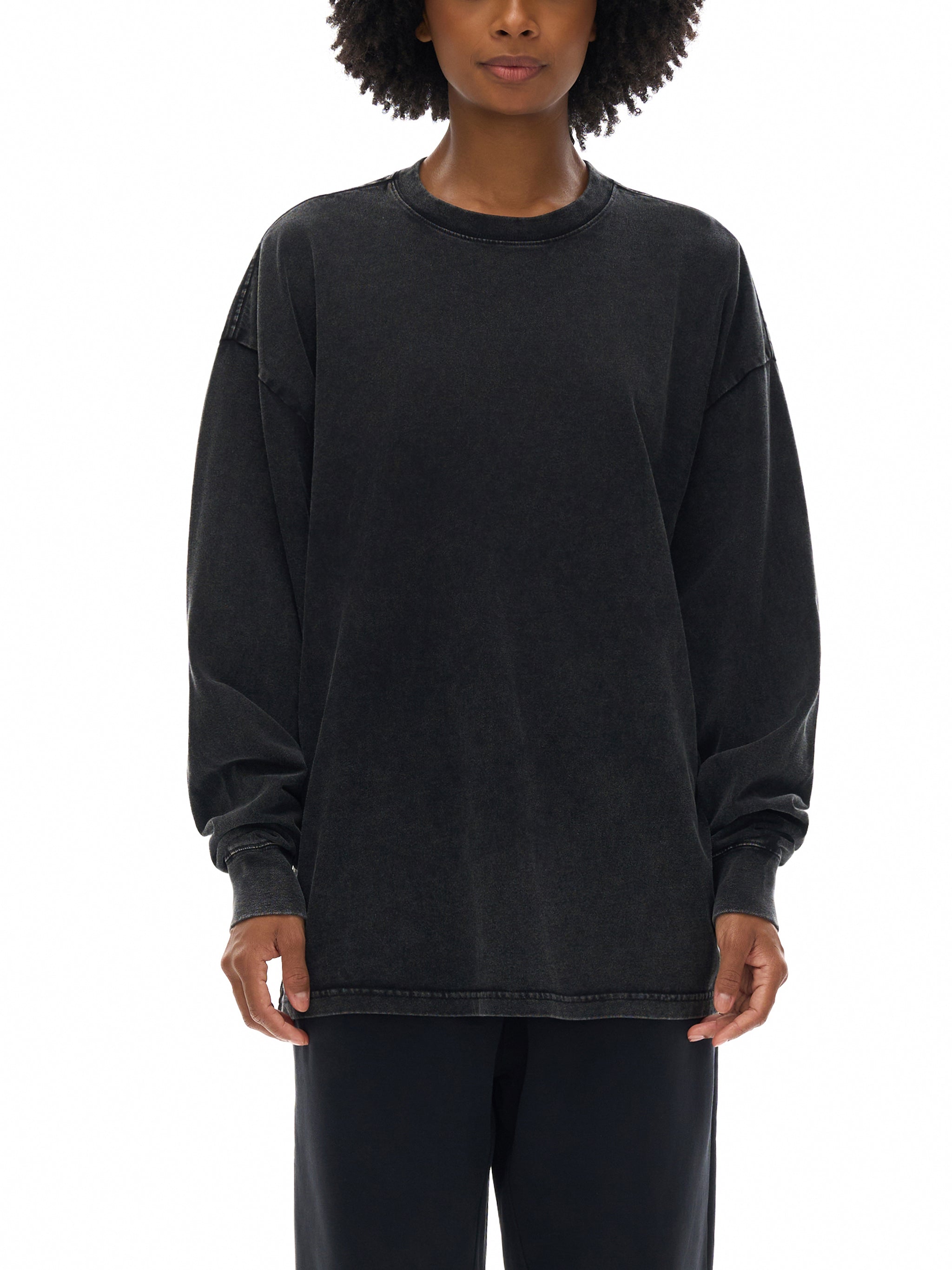 NICU- adult unisex Acid Wash Oversize Long Sleeve T-Shirt