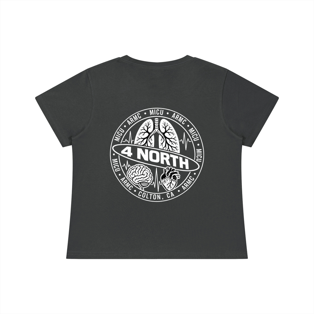 4 North White lettering- Women's Quick-Dry Baby T-Shirt