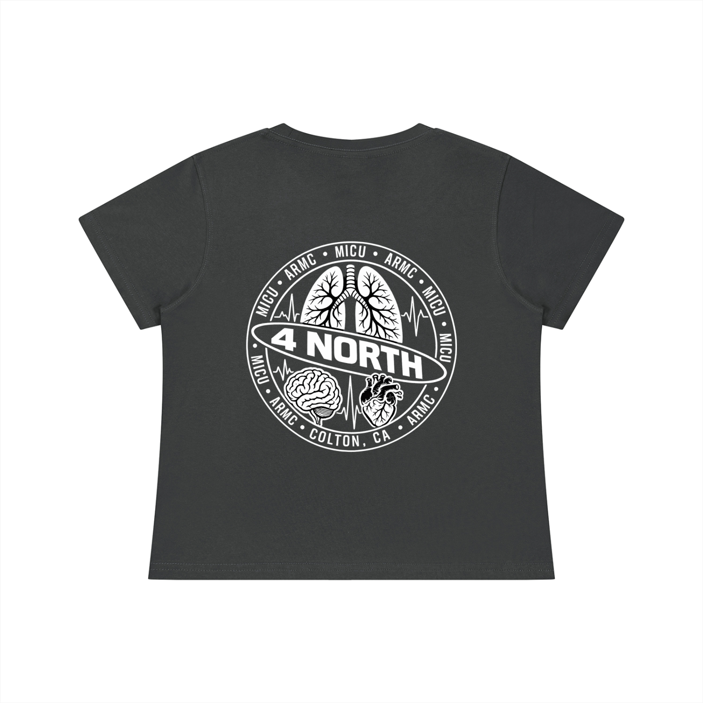 4 North White lettering- Women's Quick-Dry Baby T-Shirt