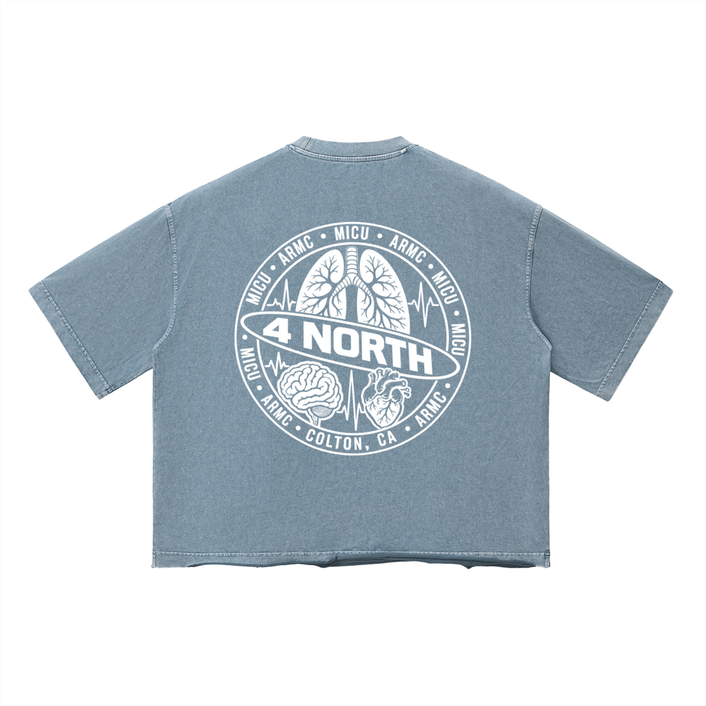 4 North- adult unisex Vintage Wash Boxy T-Shirt
