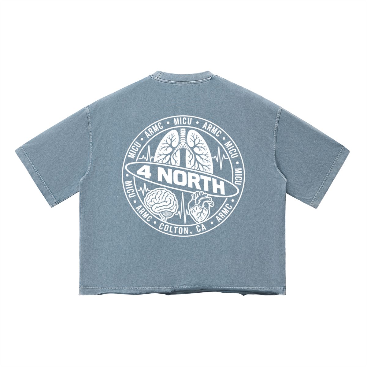 4 North- adult unisex Vintage Wash Boxy T-Shirt