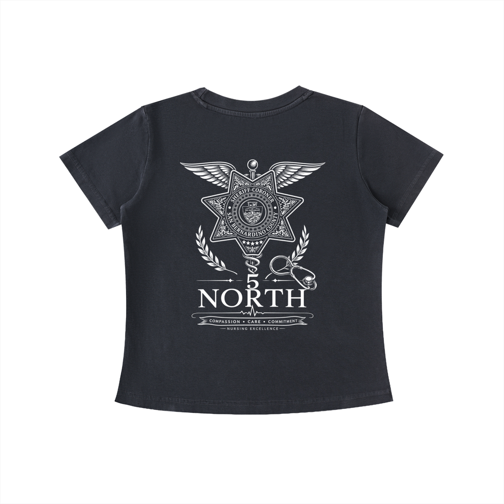 5 North- women’s Vintage Wash Slim Fit T-shirt