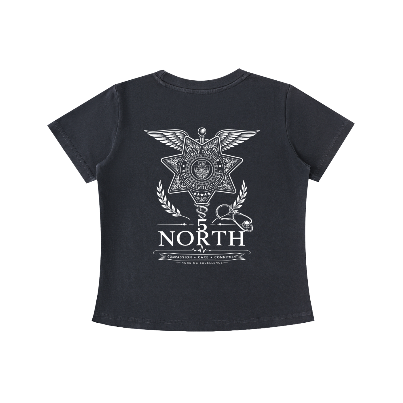 5 North- women’s Vintage Wash Slim Fit T-shirt
