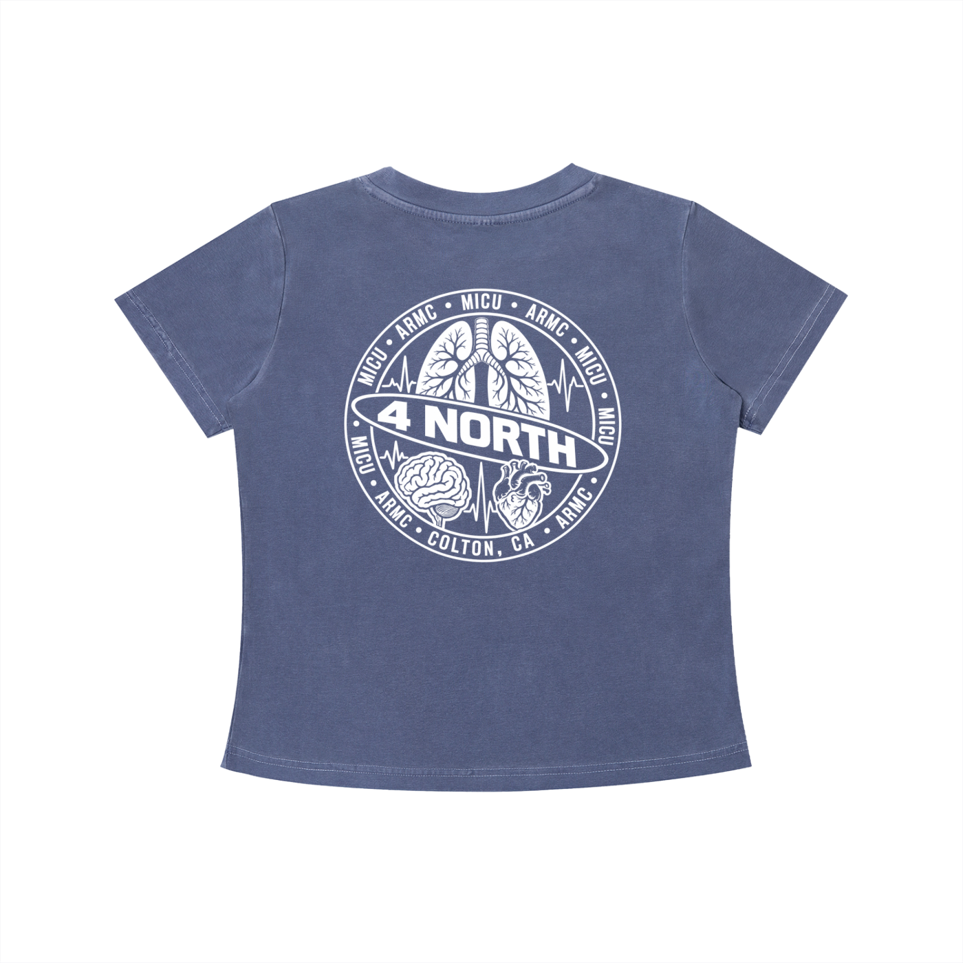4 North- Vintage Wash Slim Fit T-shirt