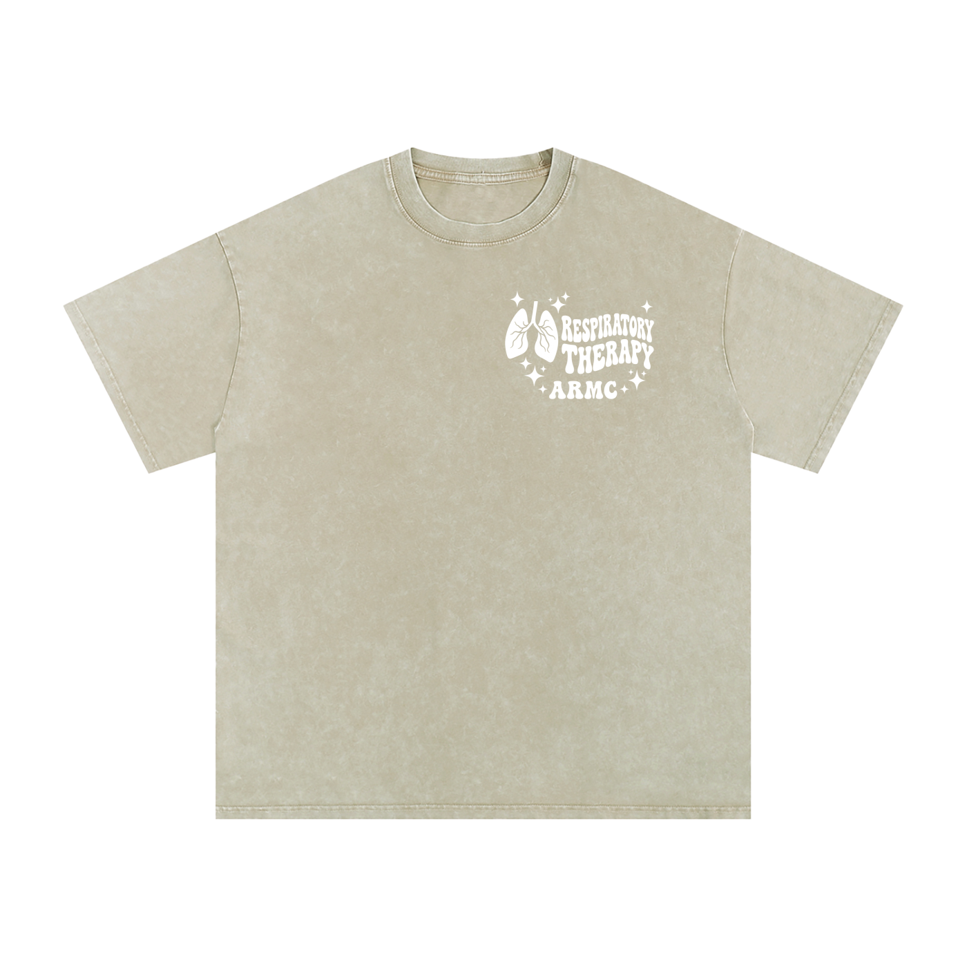 Respiratory Therapy- adult unisex Snow Washed Oversized Cotton T-Shirt