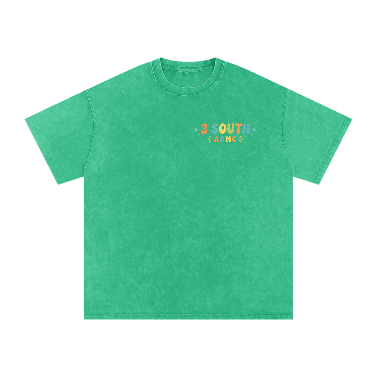 3 South Mother Baby- adult unisex Snow Washed Oversized Cotton T-Shirt