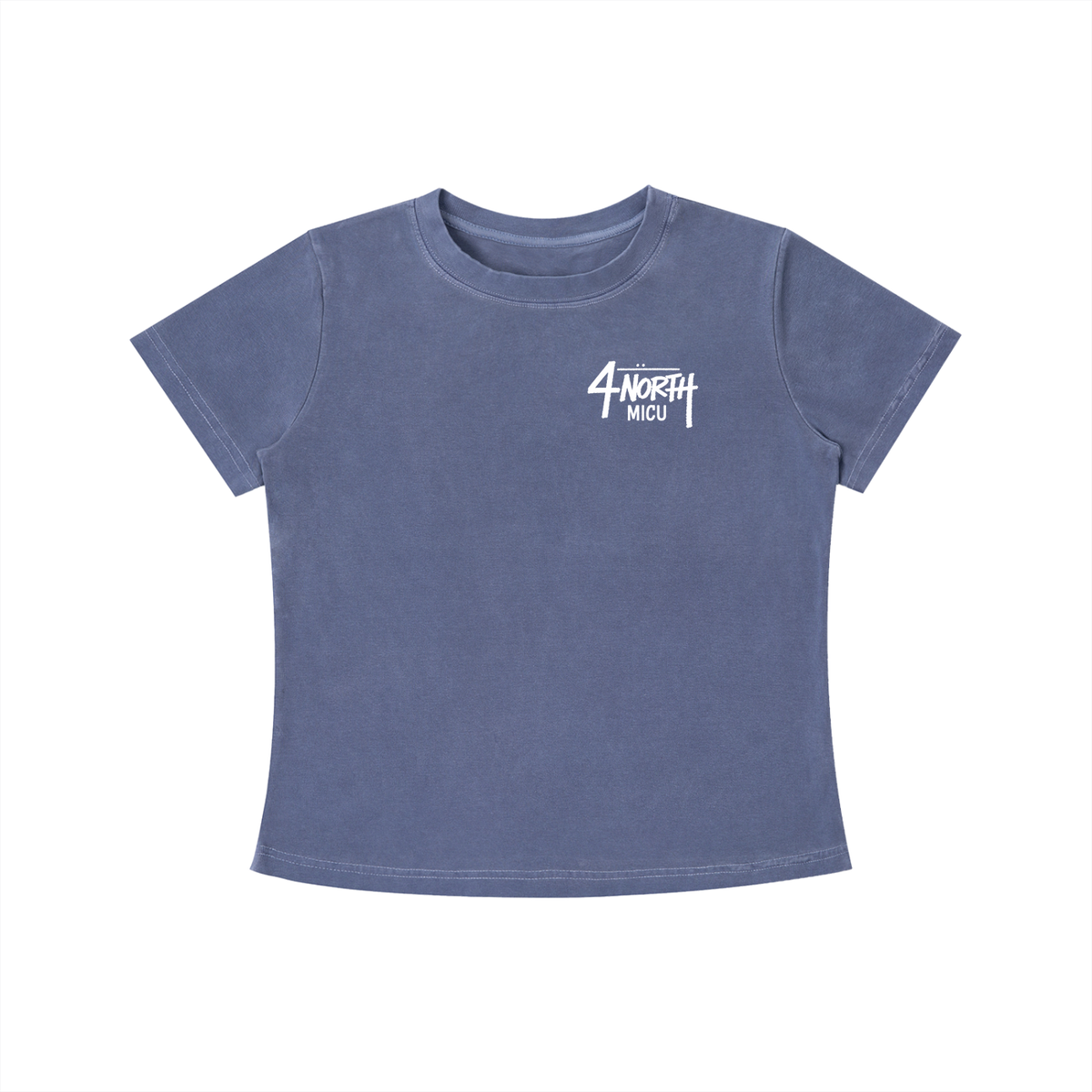 4 North- Vintage Wash Slim Fit T-shirt