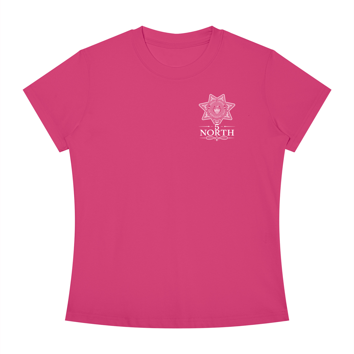 5 North- Women's Slim Fit Crewneck T-Shirt