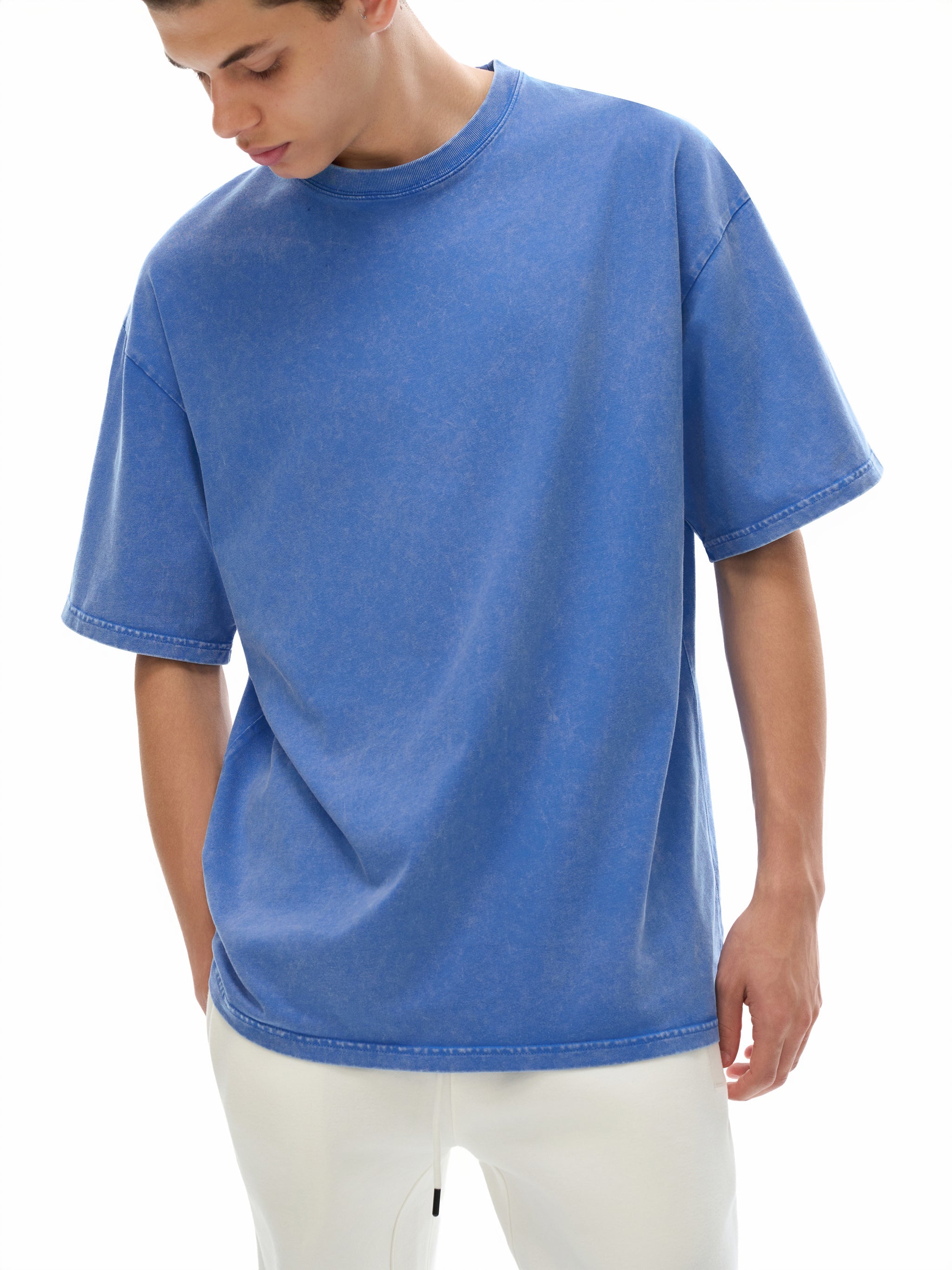 4 North white lettering- adult unisex Snow Washed Oversized Cotton T-Shirt