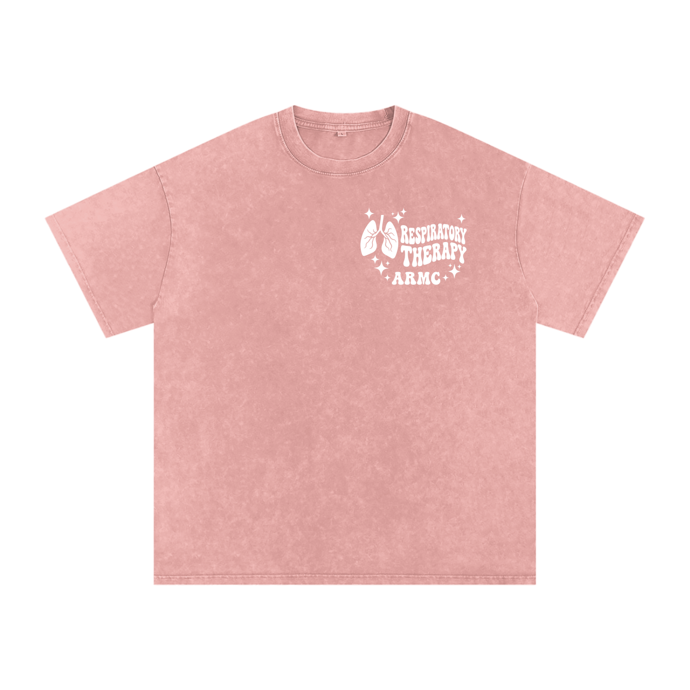 Respiratory Therapy- adult unisex Snow Washed Oversized Cotton T-Shirt