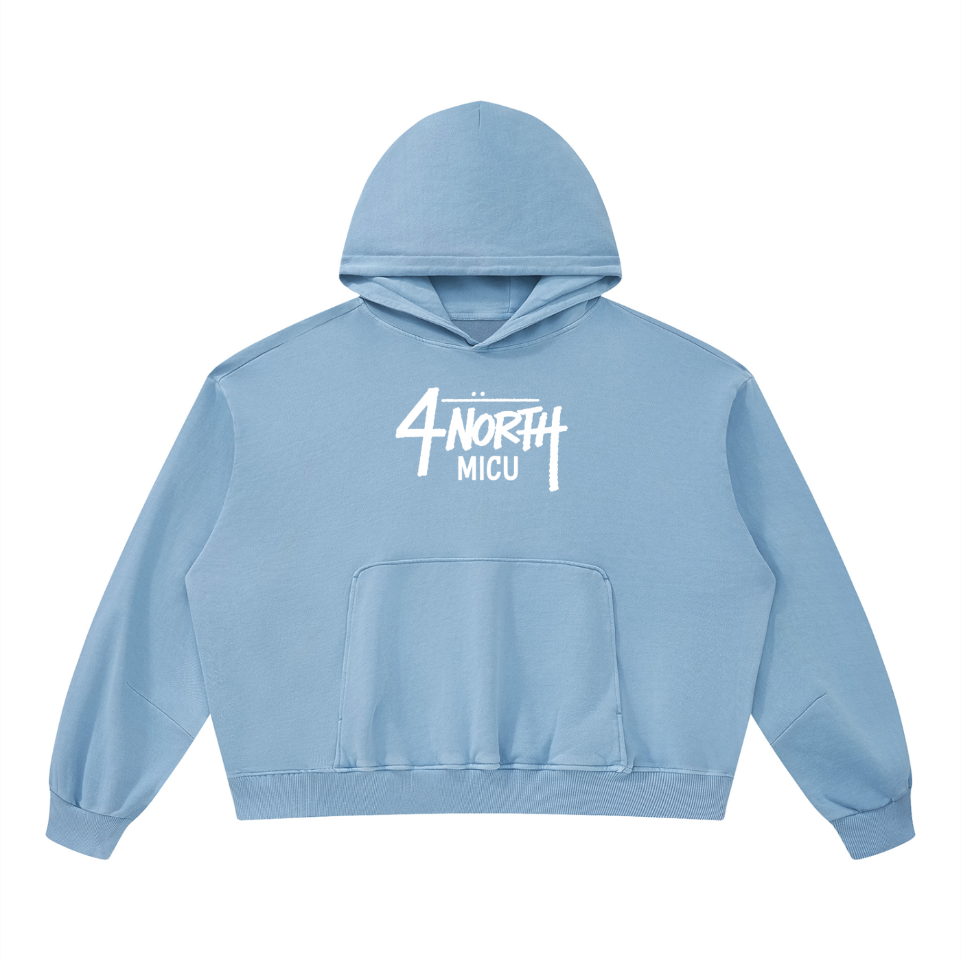 4 North- adult unisex Boxy Vintage Washed Hoodie