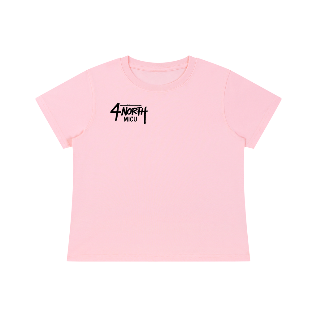4 North black lettering- Women's Quick-Dry Baby T-Shirt