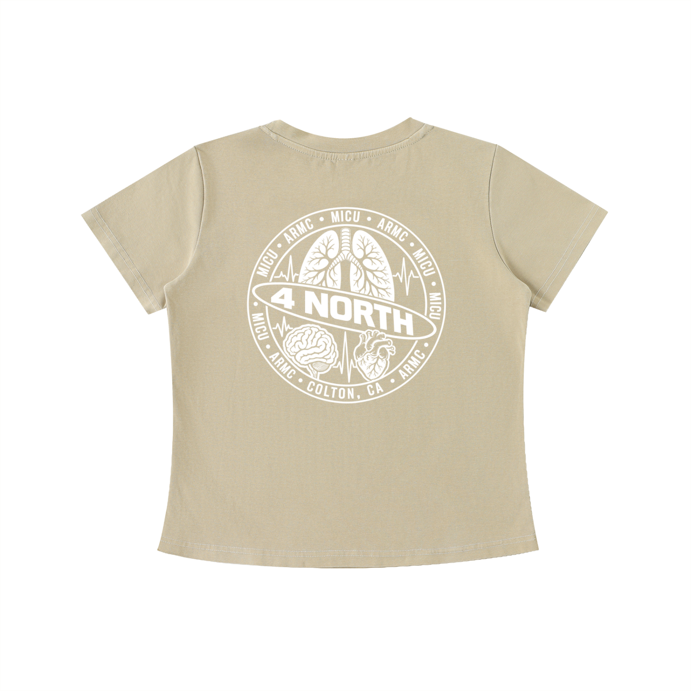 4 North- Vintage Wash Slim Fit T-shirt