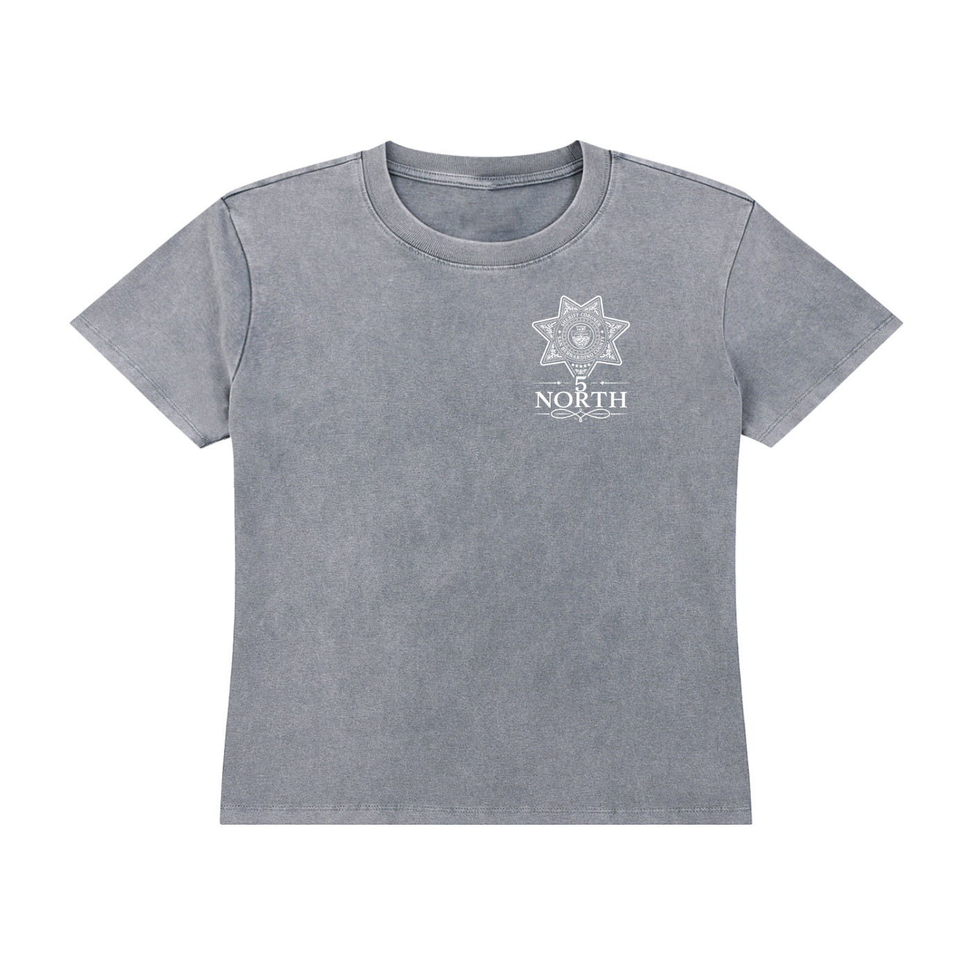 5 North- Vintage Wash Drop Shoulder T-shirt