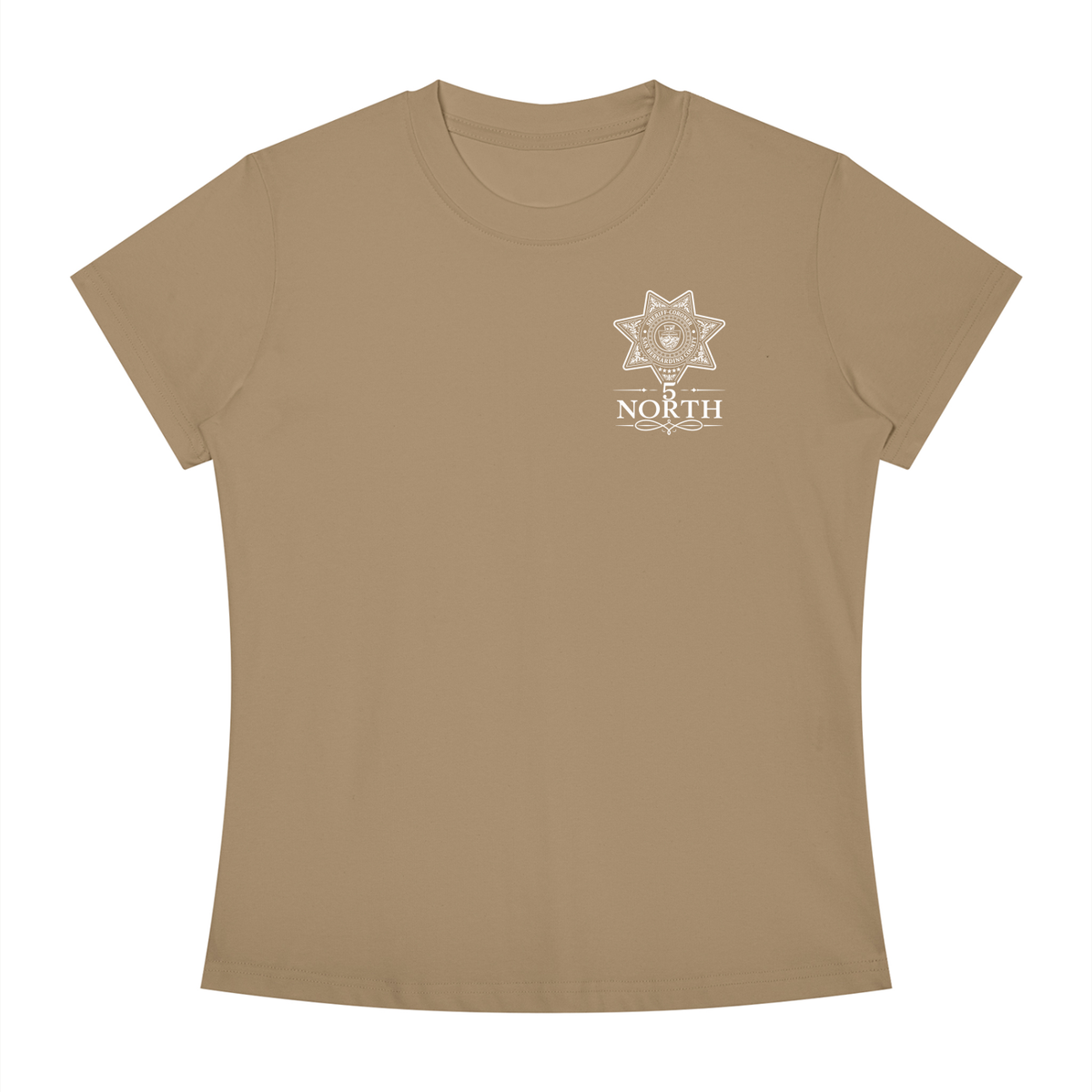 5 North- Women's Slim Fit Crewneck T-Shirt